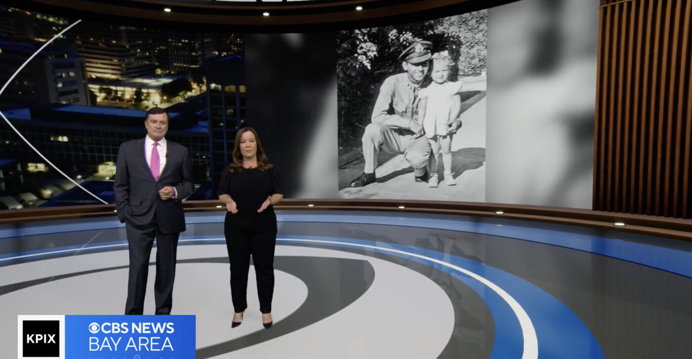 CBS NEWS – East Bay News: Cherished flag thought lost returns to extended family of Livermore WWII airman shot down